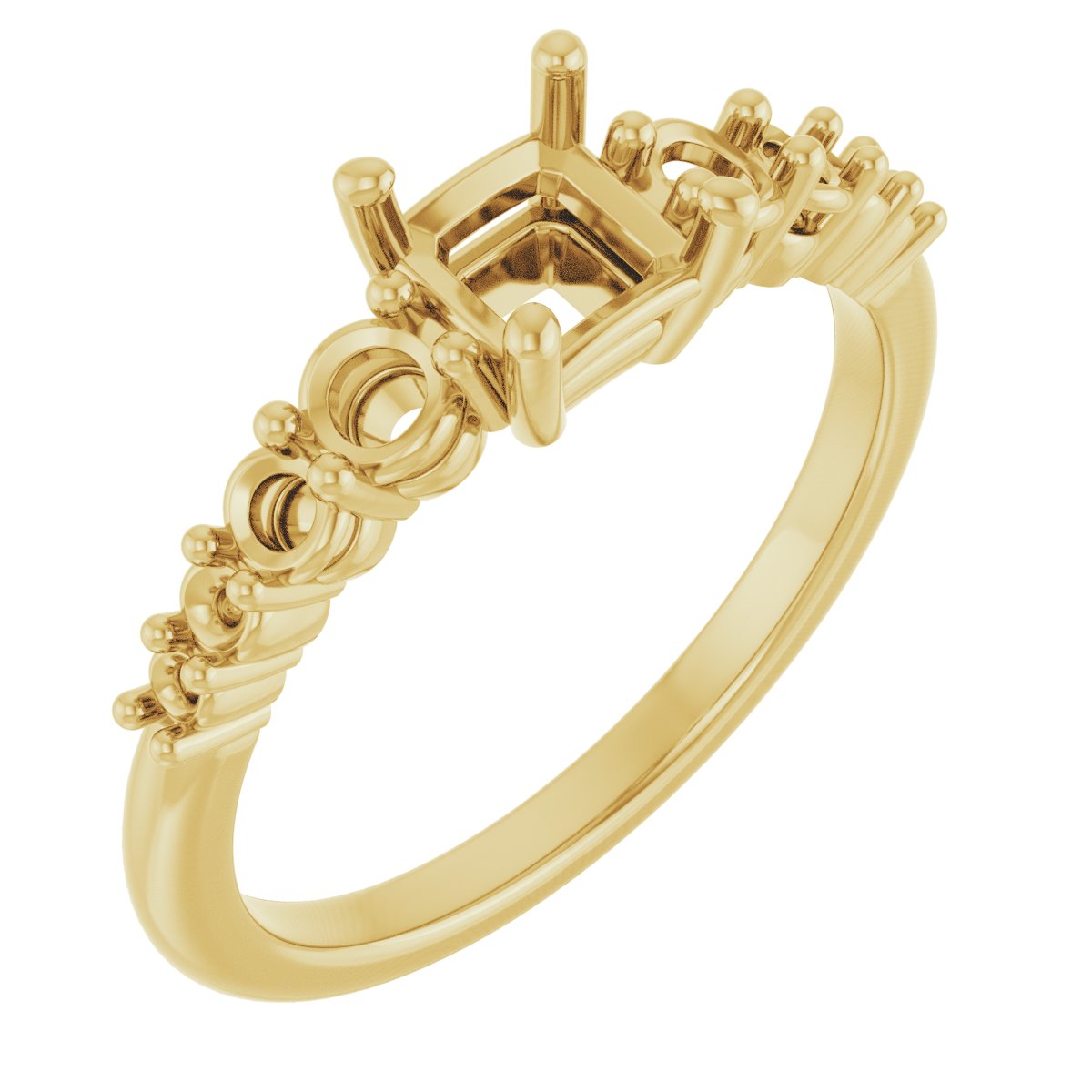 Accented Engagement Ring or Band