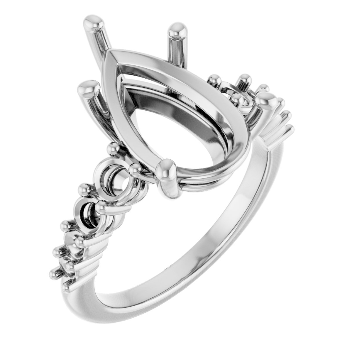 Accented Engagement Ring or Band