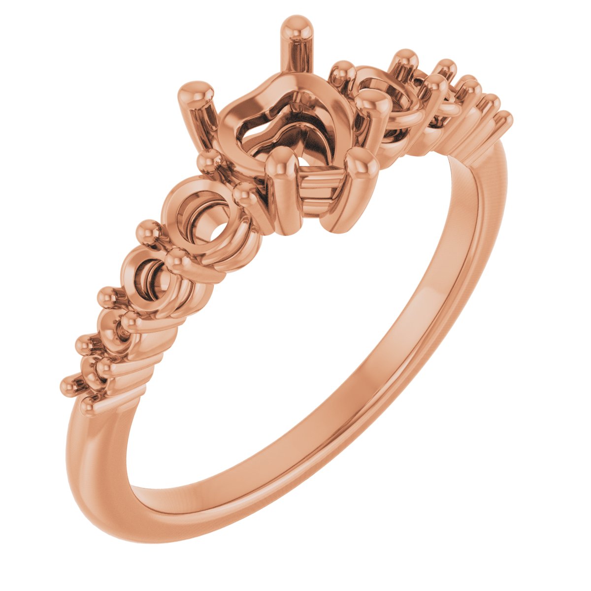 Accented Engagement Ring or Band
