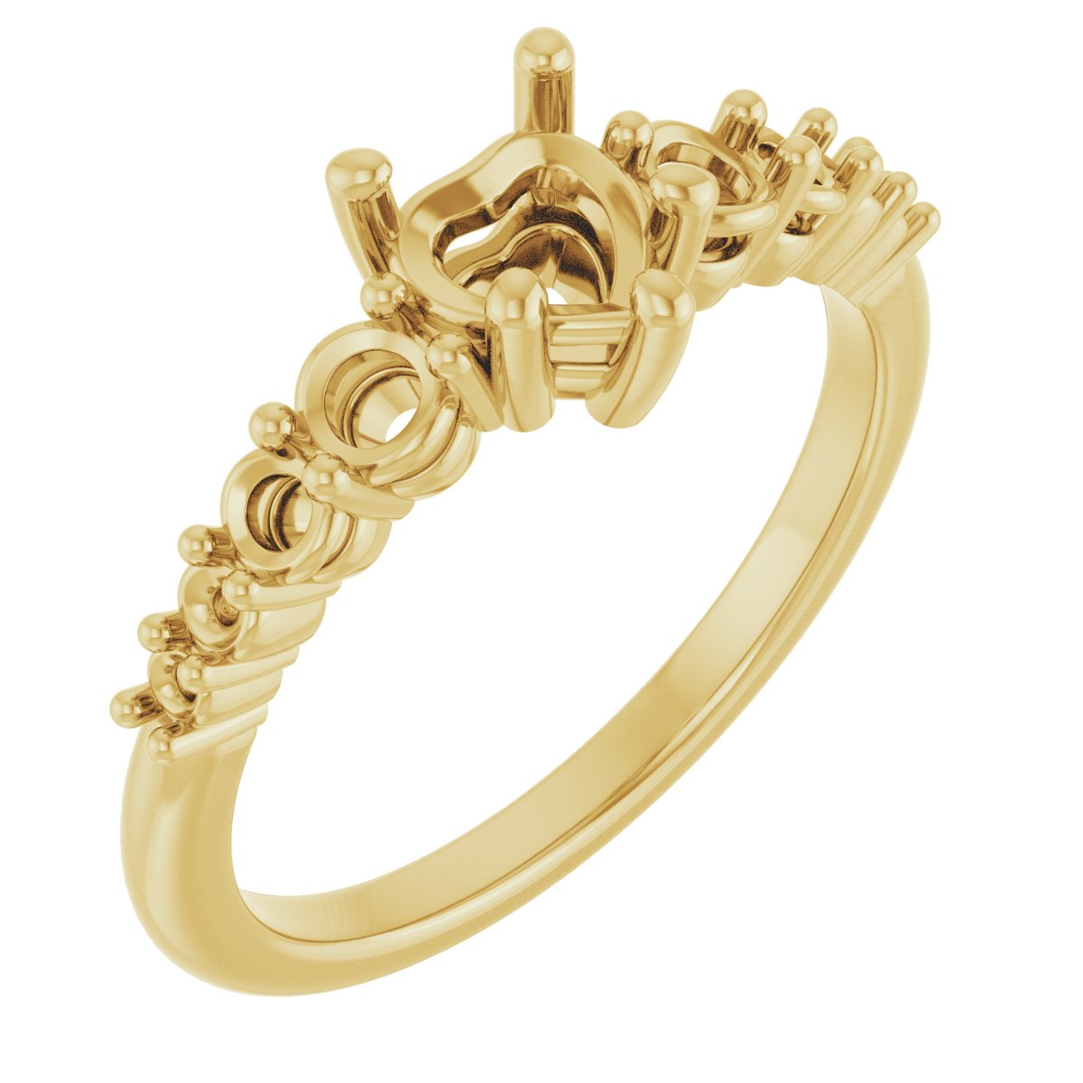 Accented Engagement Ring or Band
