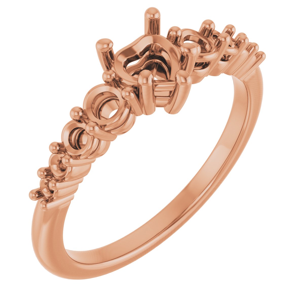 Accented Engagement Ring or Band