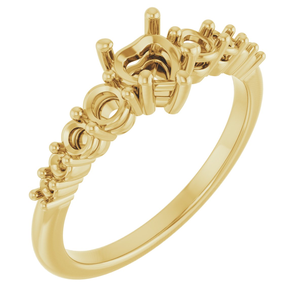 Accented Engagement Ring or Band