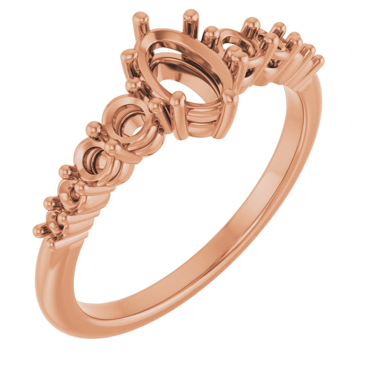 Accented Engagement Ring or Band