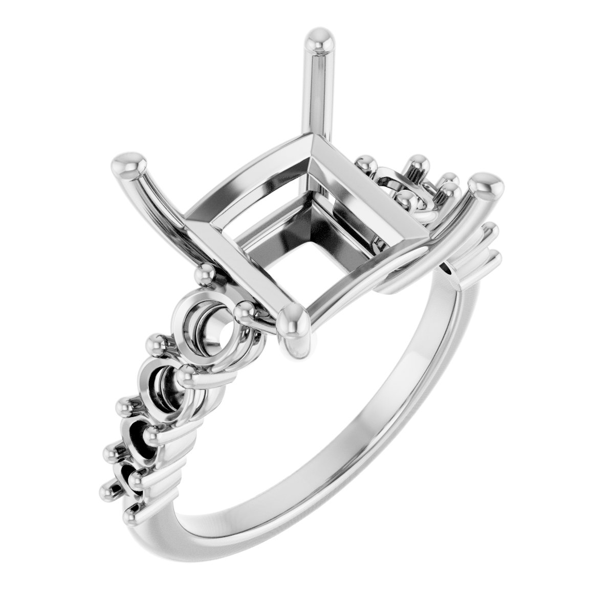 Accented Engagement Ring or Band