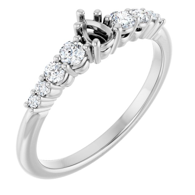 14k White Gold