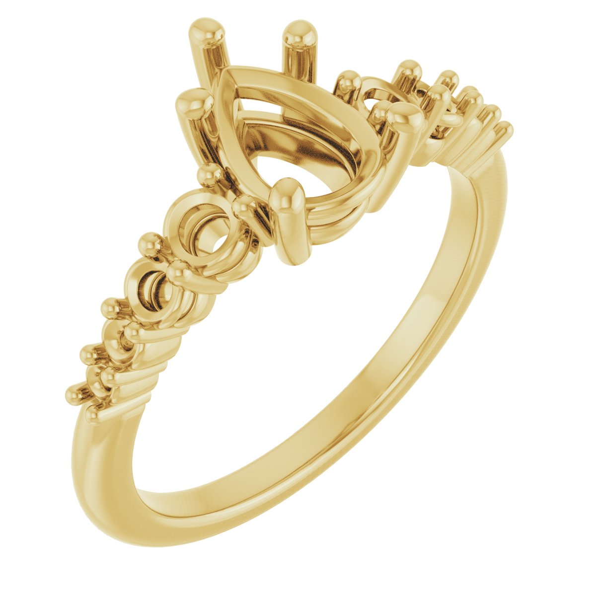 Accented Engagement Ring or Band