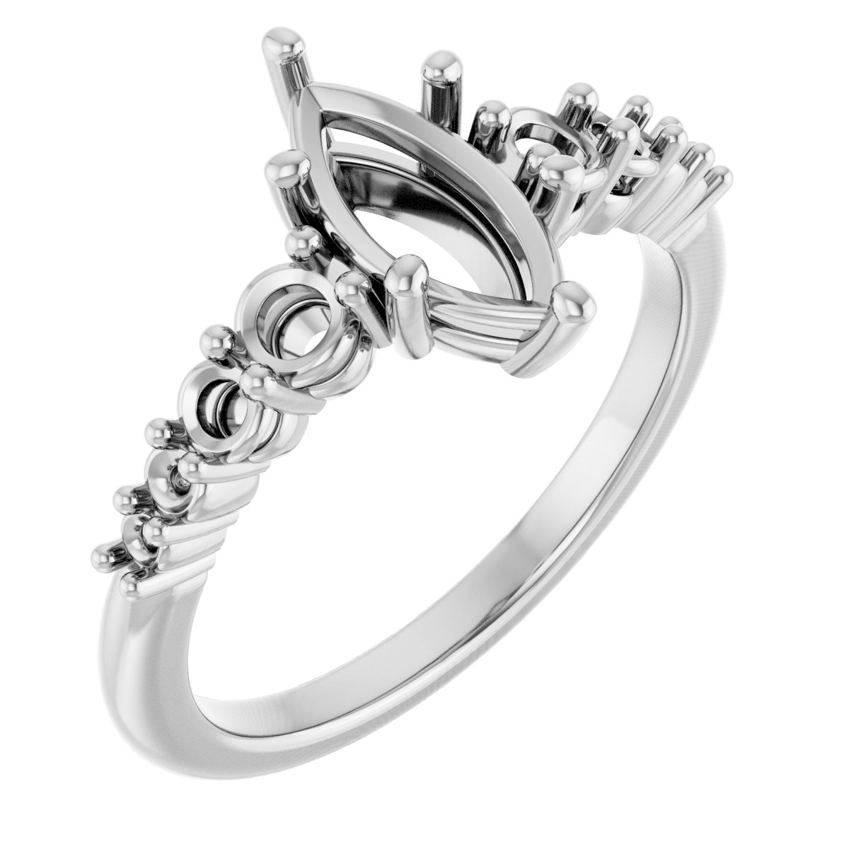 Accented Engagement Ring or Band