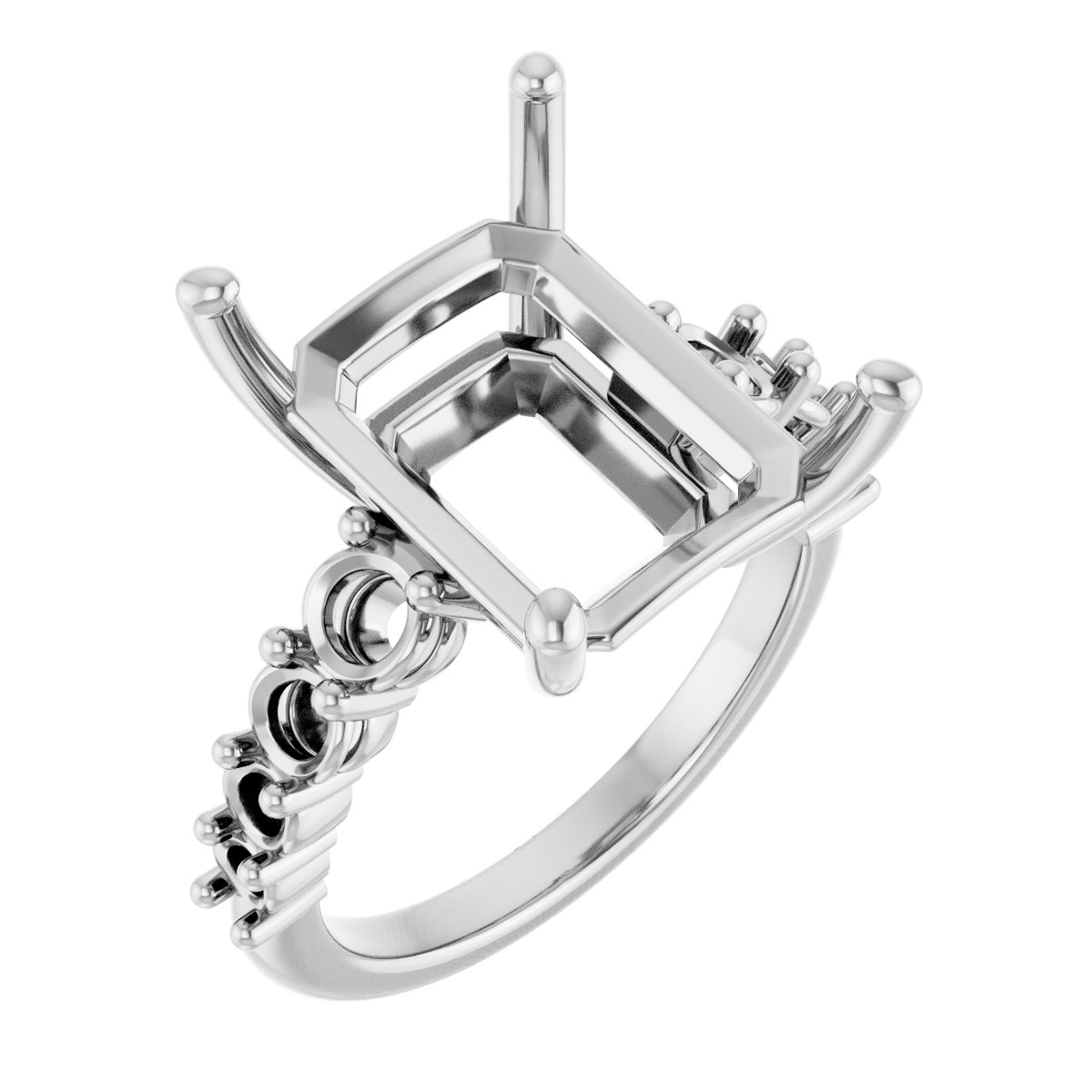 Accented Engagement Ring or Band