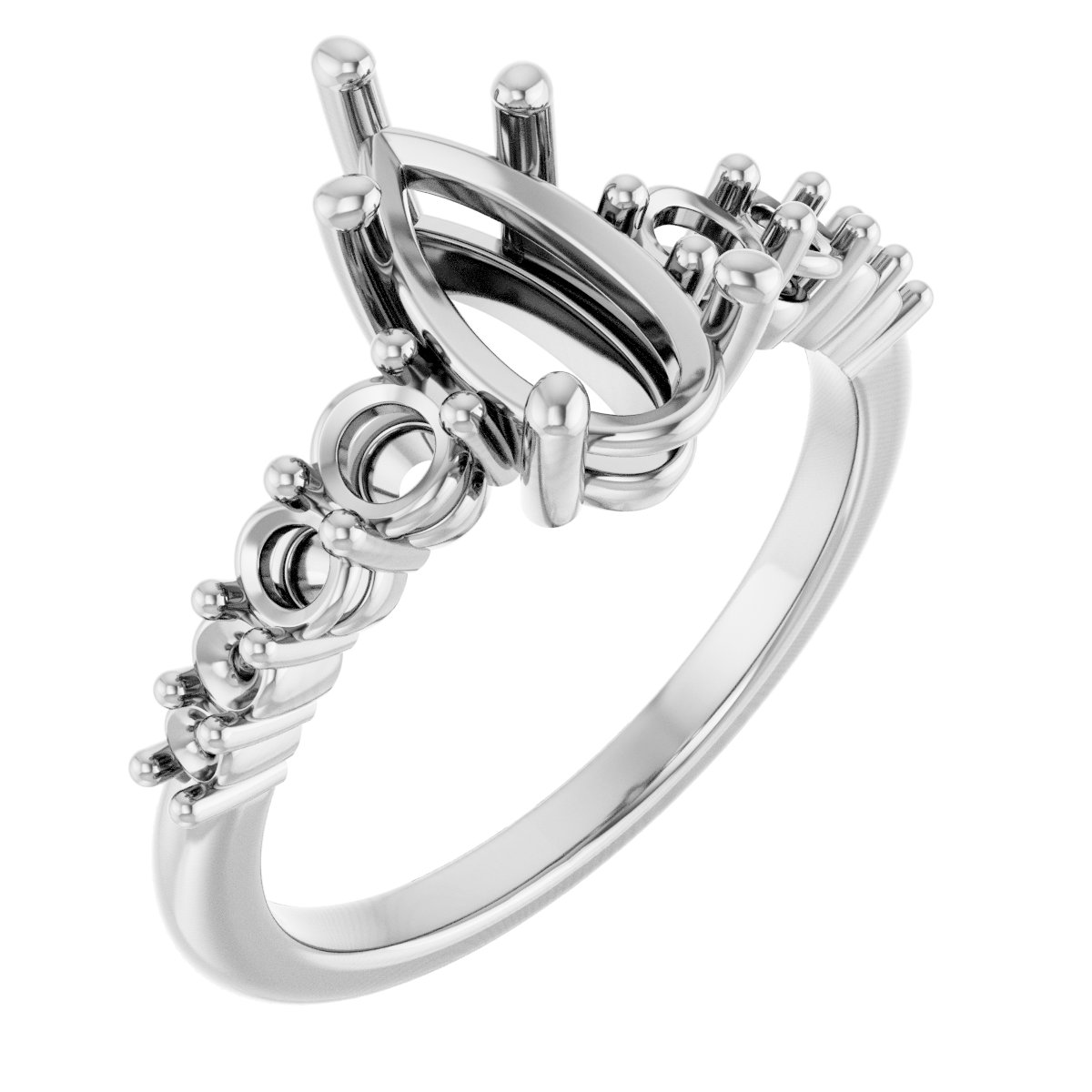 Accented Engagement Ring or Band