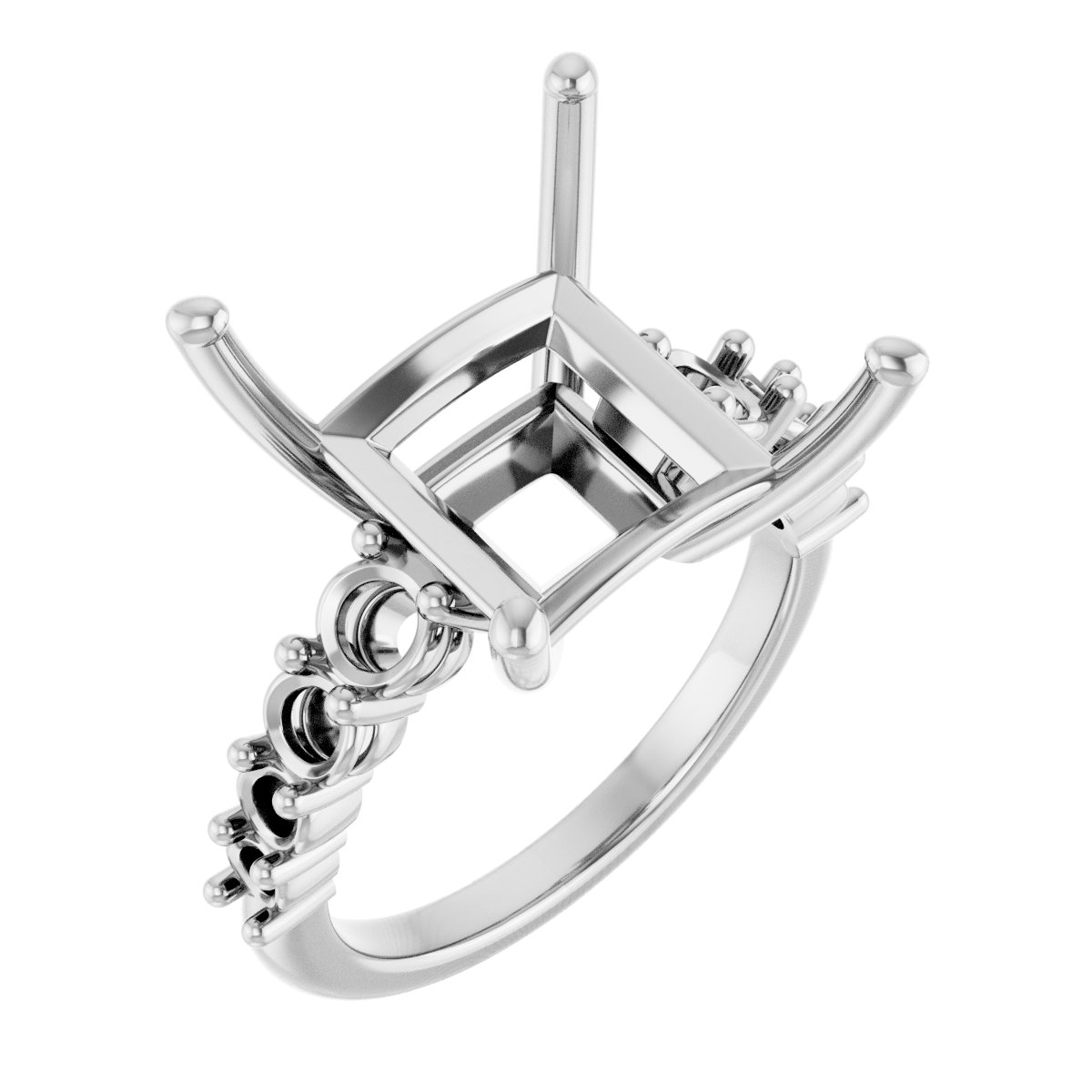 Accented Engagement Ring or Band