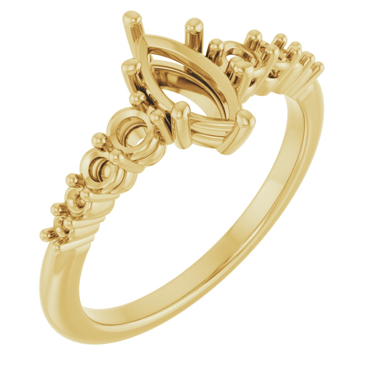 Accented Engagement Ring or Band