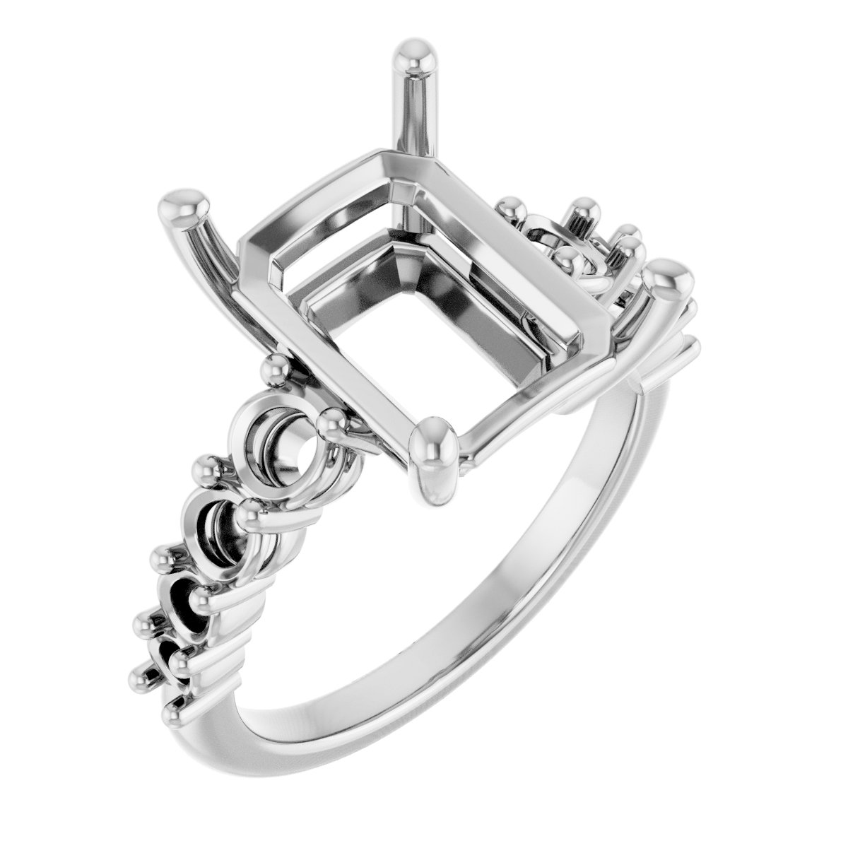 Accented Engagement Ring or Band