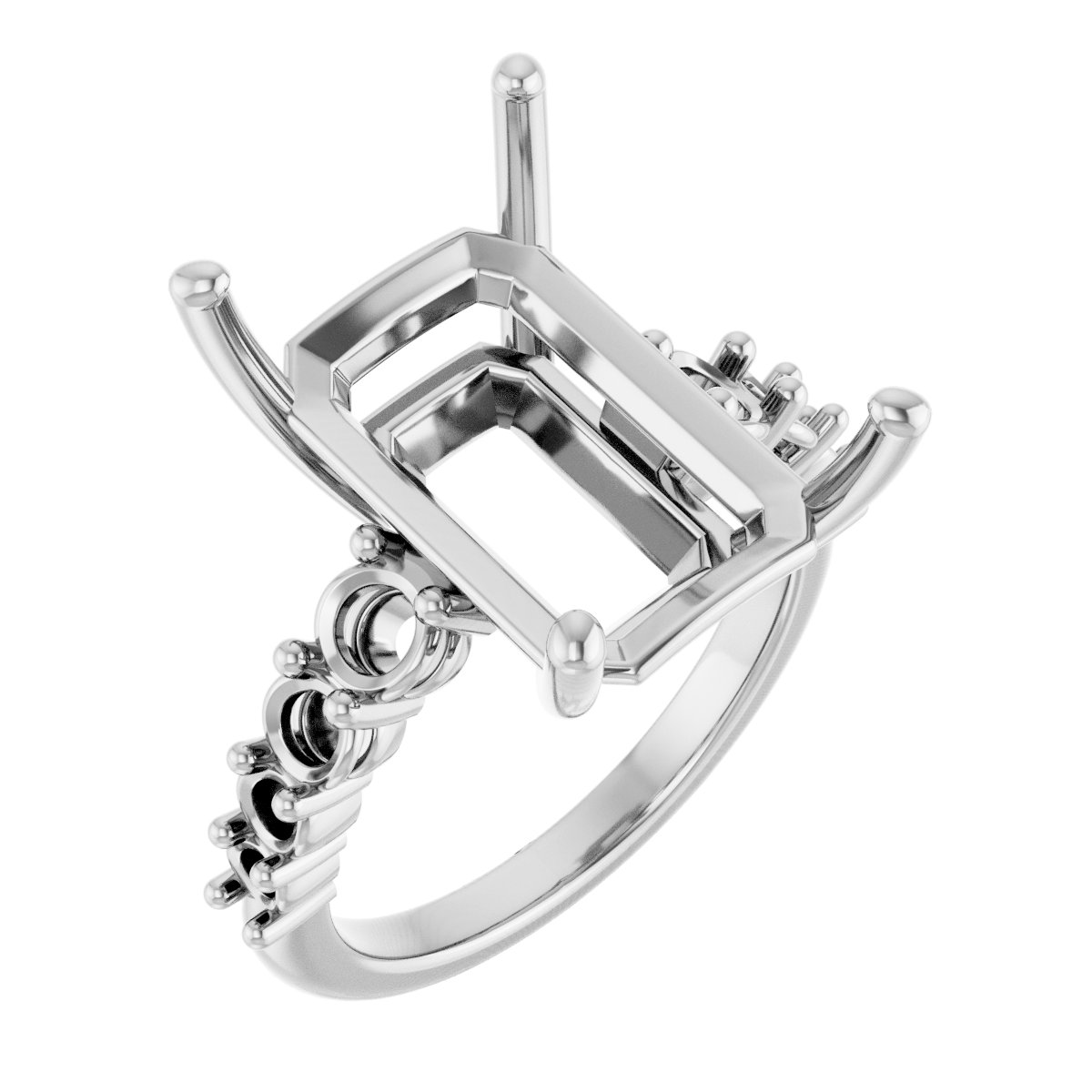 Accented Engagement Ring or Band