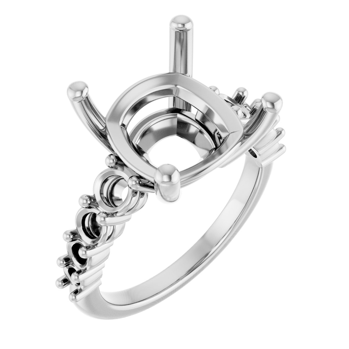 Accented Engagement Ring or Band