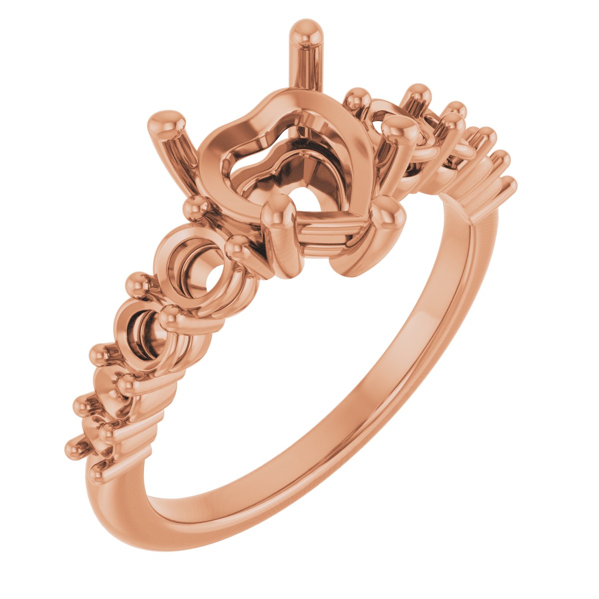 Accented Engagement Ring or Band