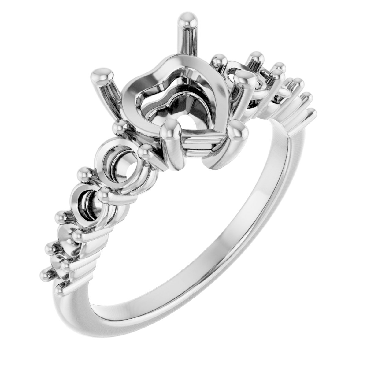 Accented Engagement Ring or Band