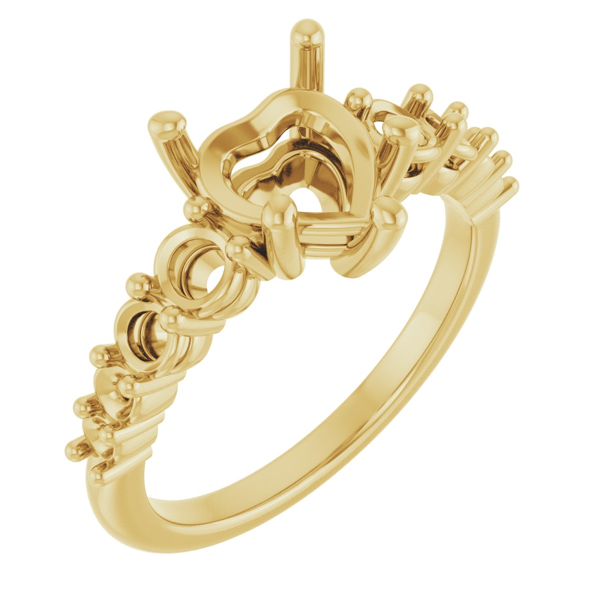 Accented Engagement Ring or Band