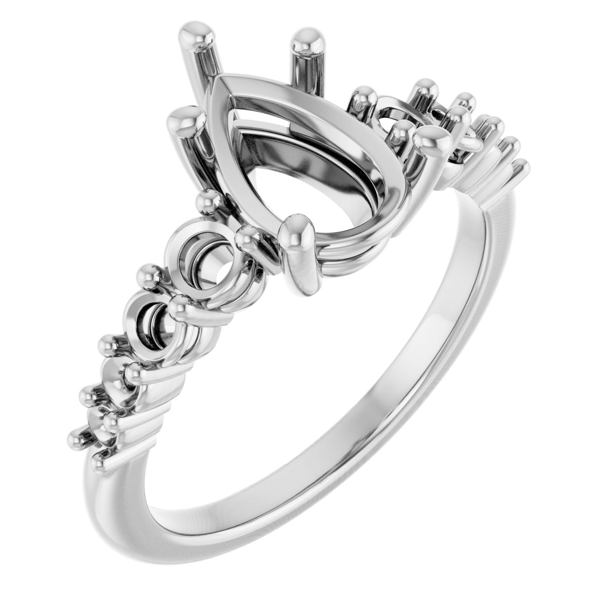 Accented Engagement Ring or Band