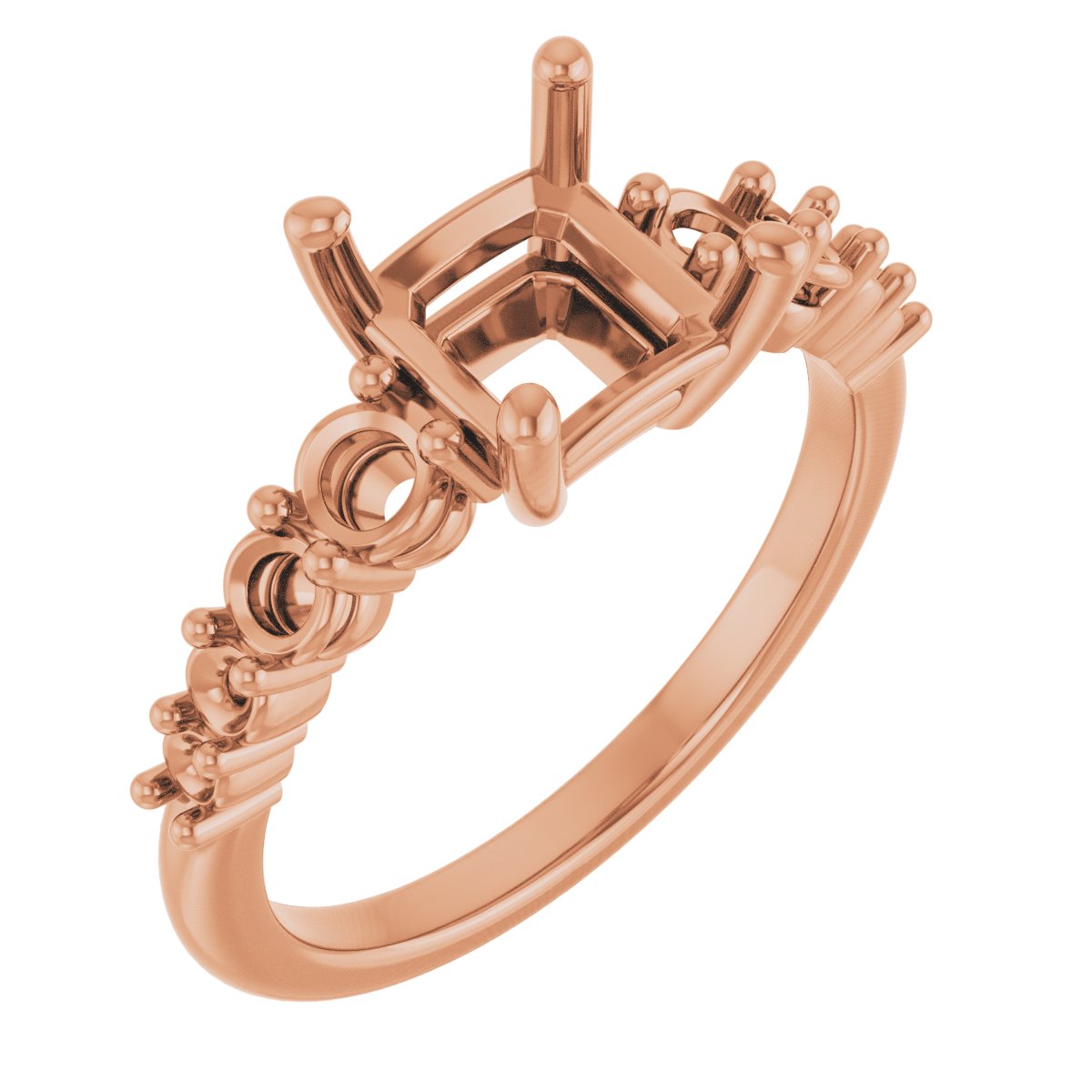 Accented Engagement Ring or Band