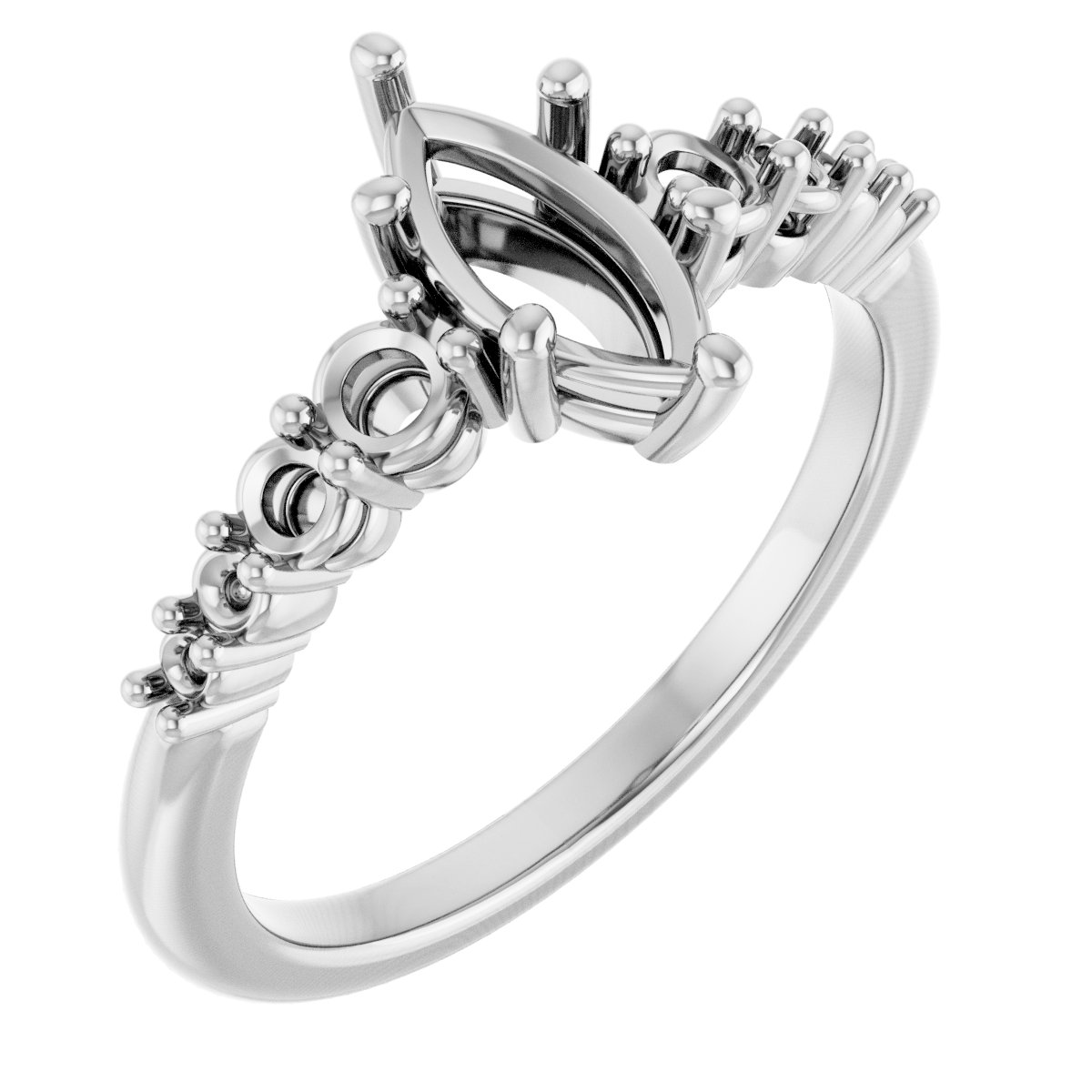 Accented Engagement Ring or Band