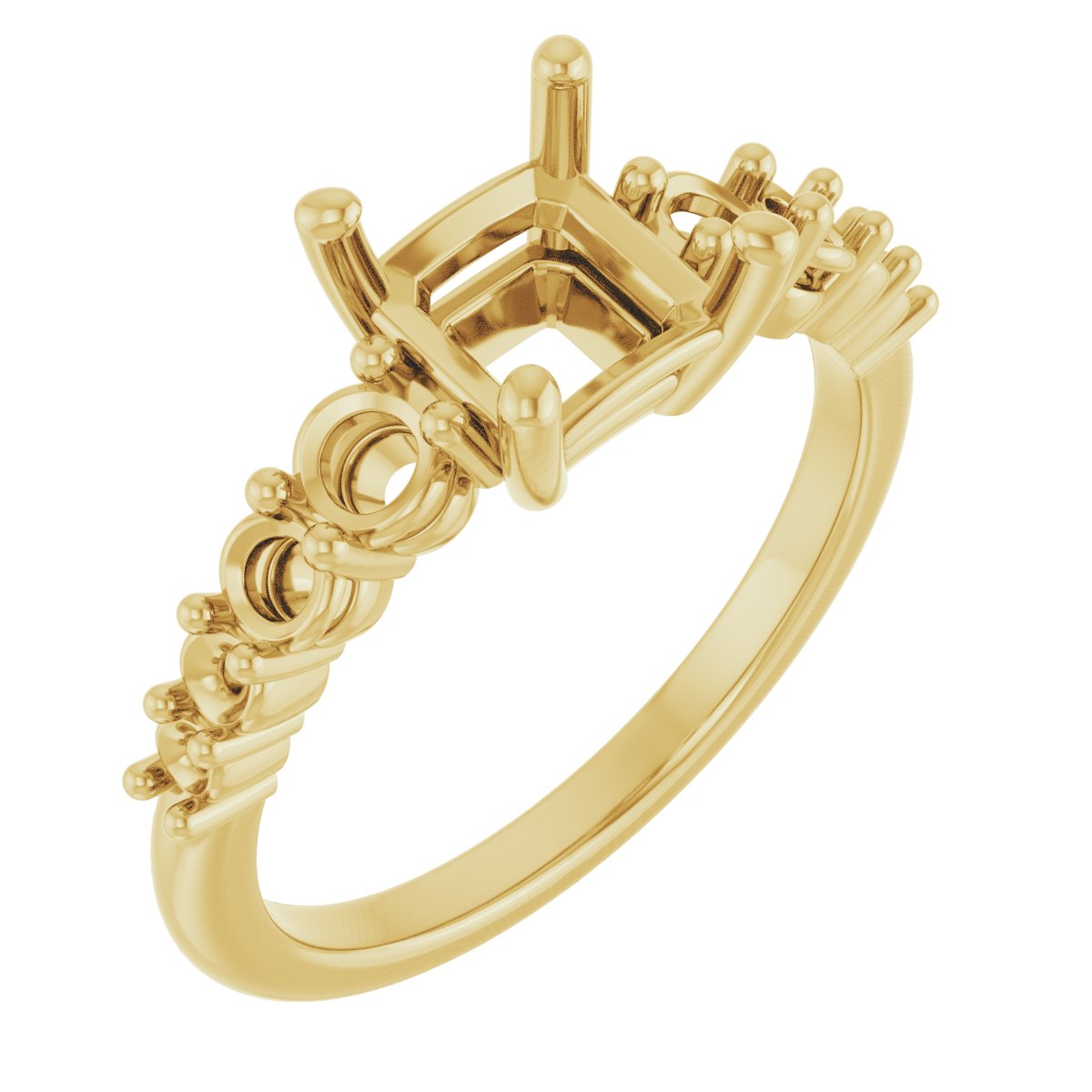Accented Engagement Ring or Band