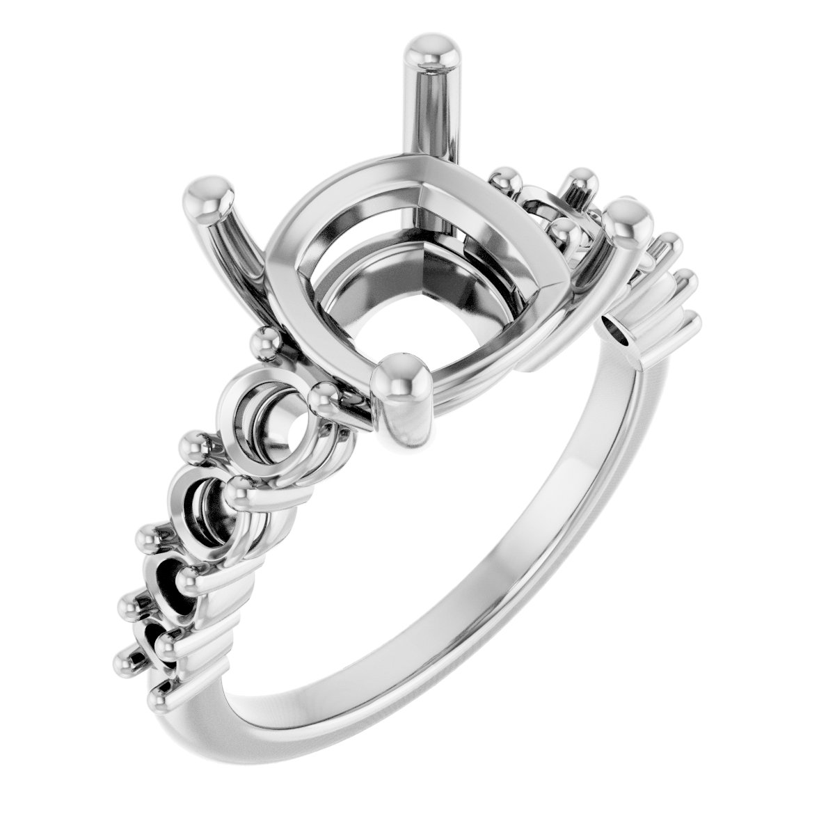 Accented Engagement Ring or Band