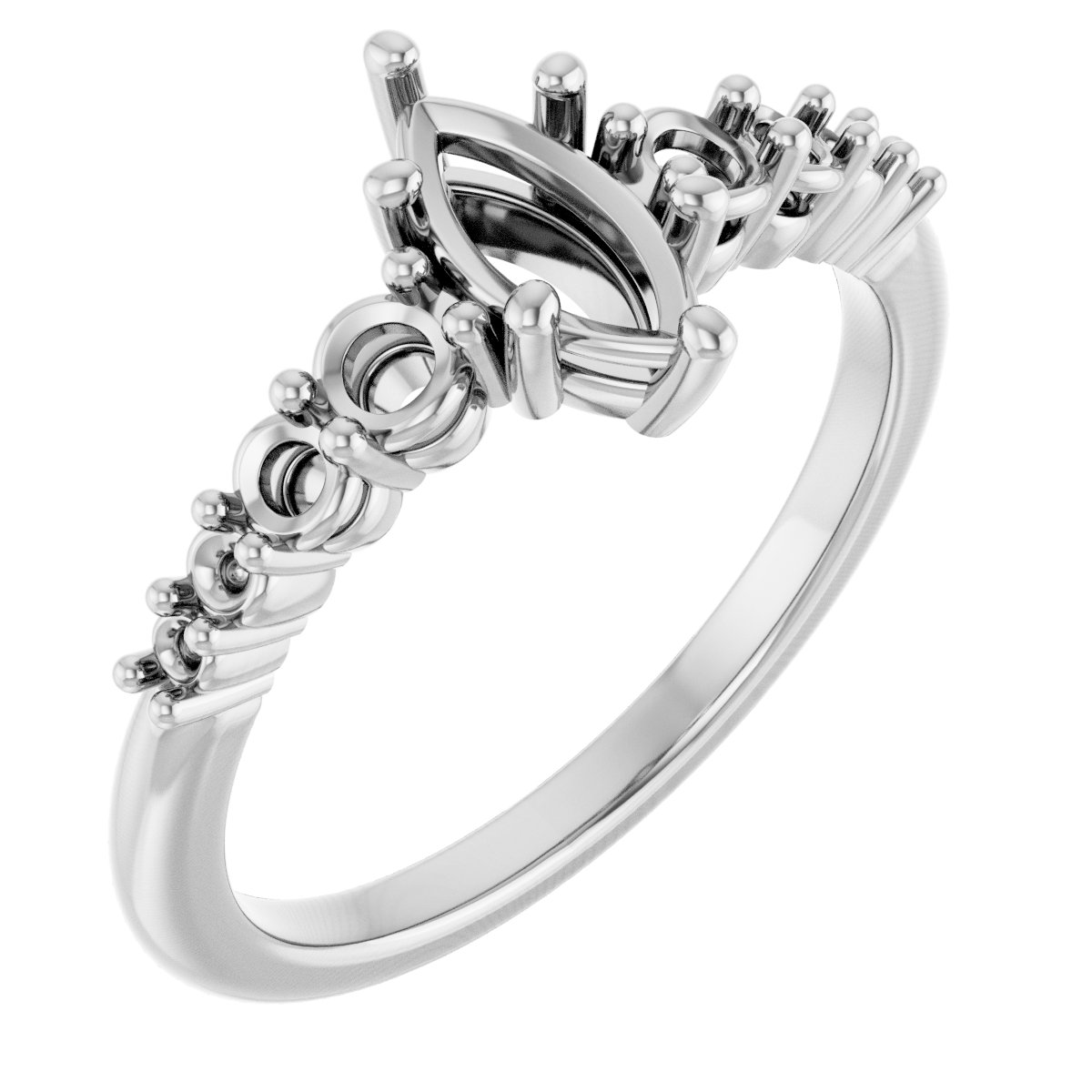 Accented Engagement Ring or Band