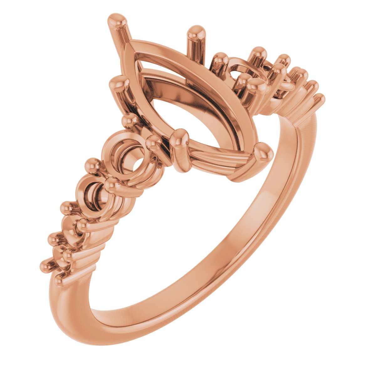 Accented Engagement Ring or Band