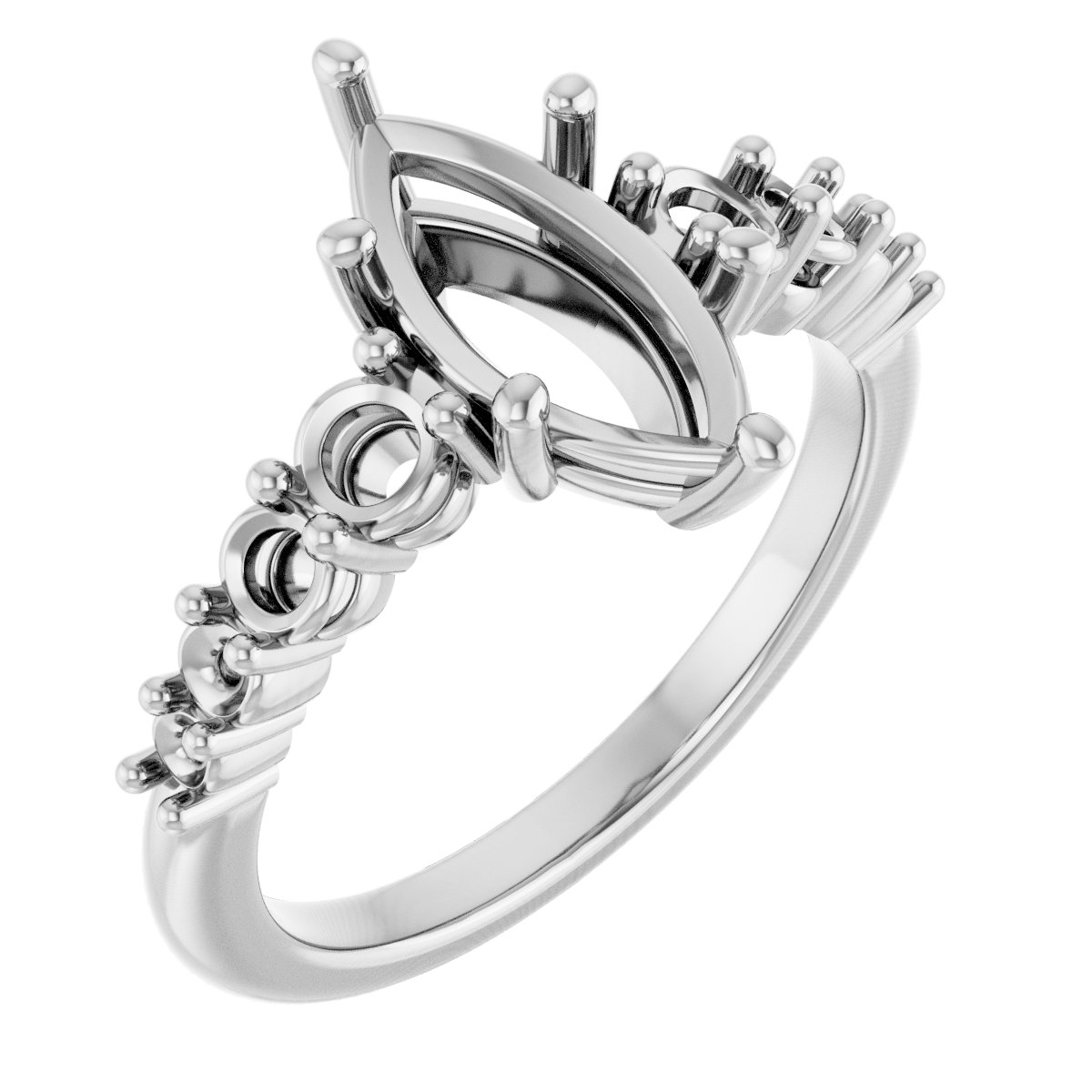 Accented Engagement Ring or Band