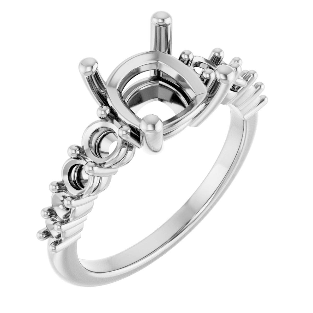 Accented Engagement Ring or Band