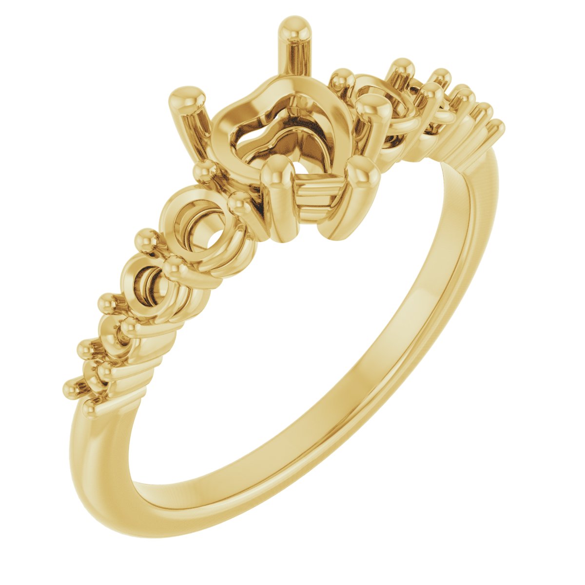 Accented Engagement Ring or Band