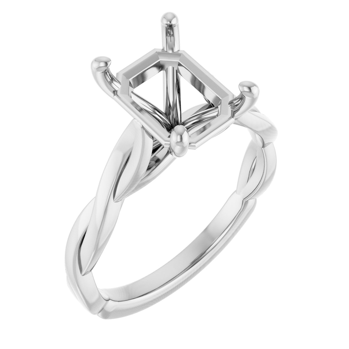 Infinity-Inspired Engagement Ring