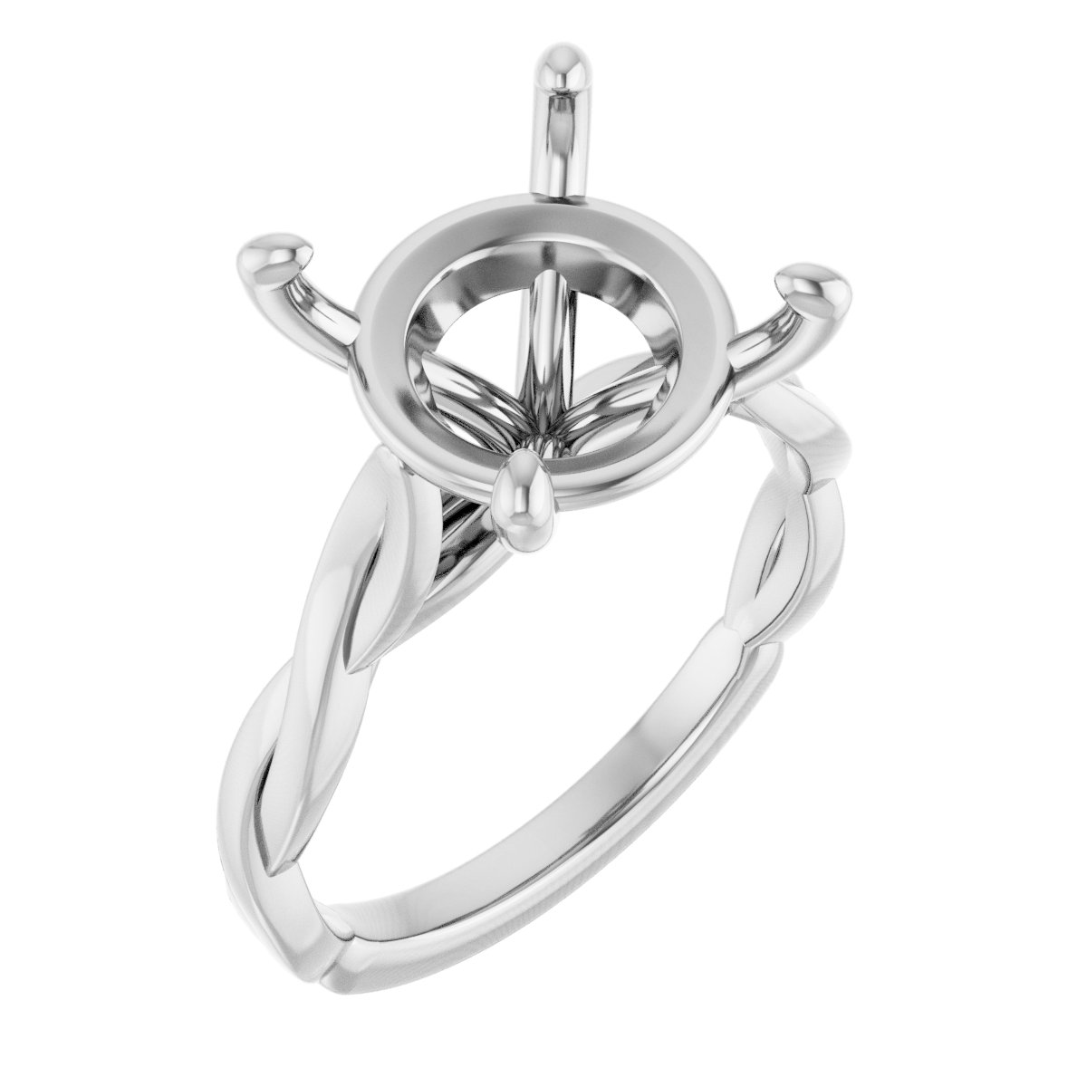 Infinity-Inspired Engagement Ring