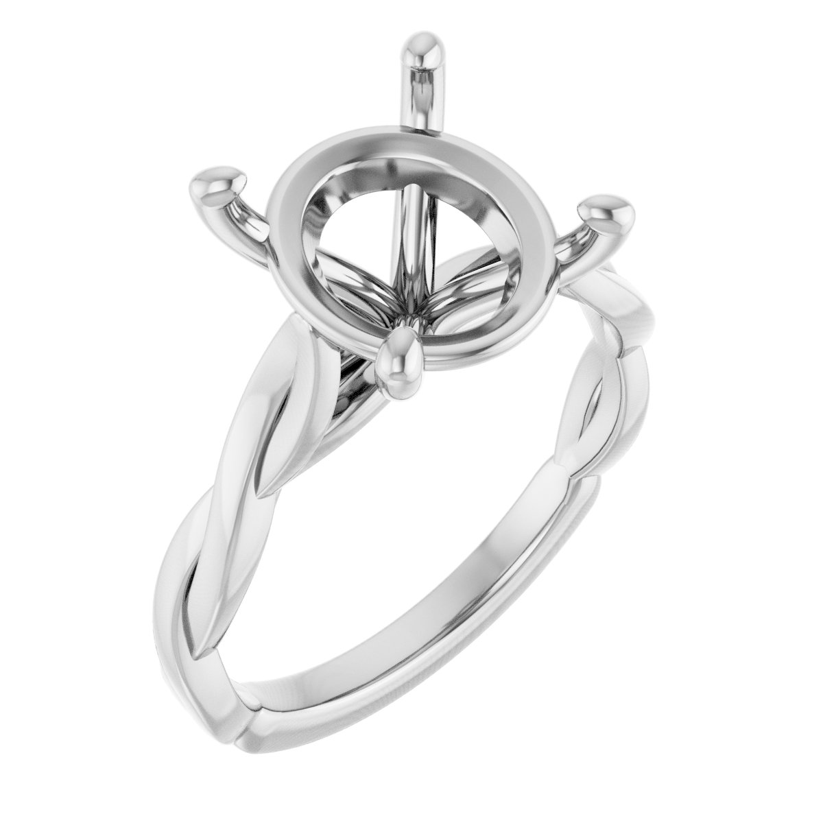 Infinity-Inspired Engagement Ring