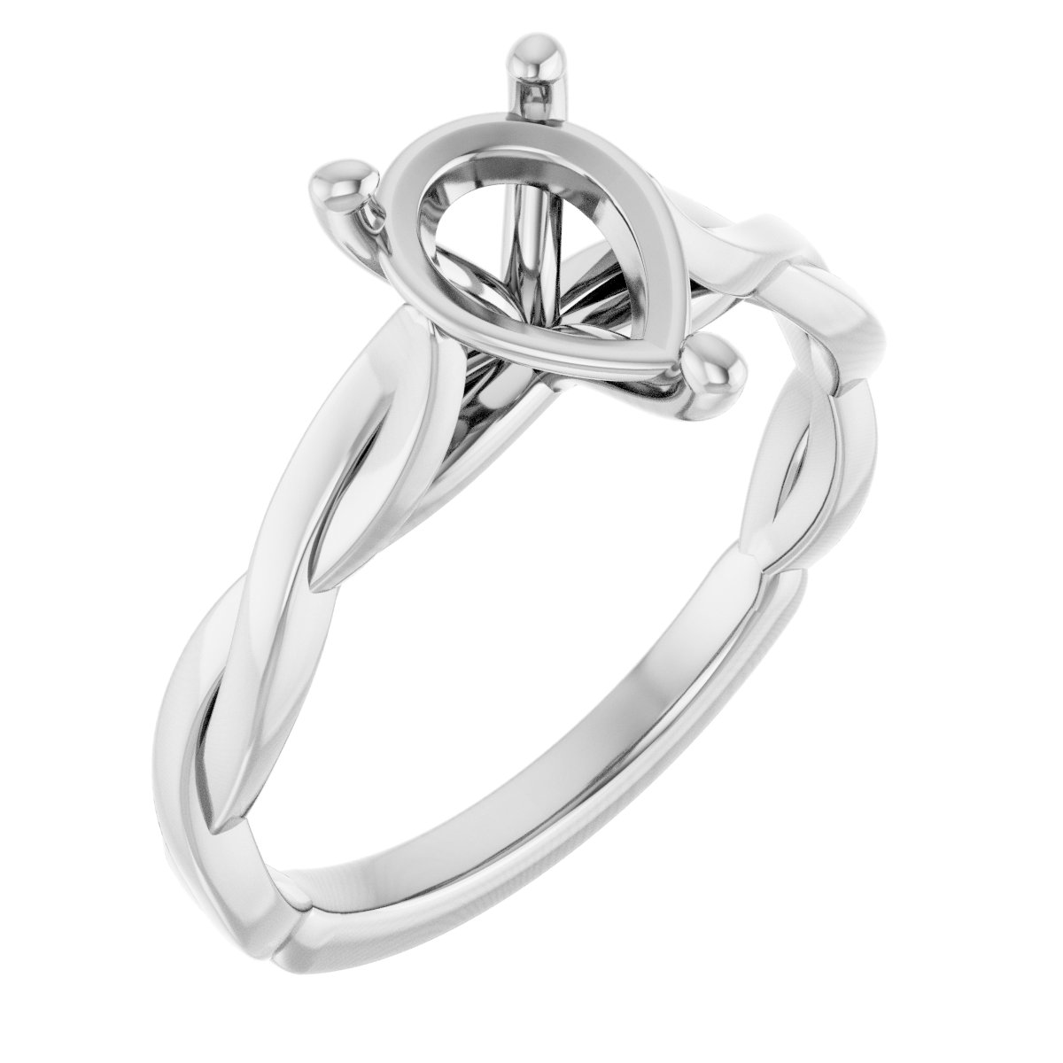 Infinity-Inspired Engagement Ring