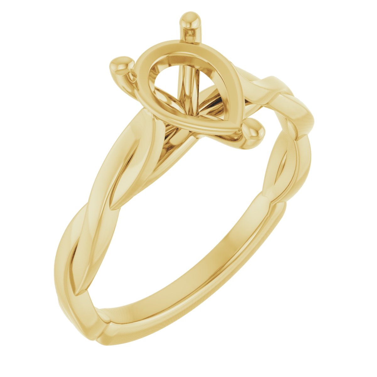 Infinity-Inspired Engagement Ring