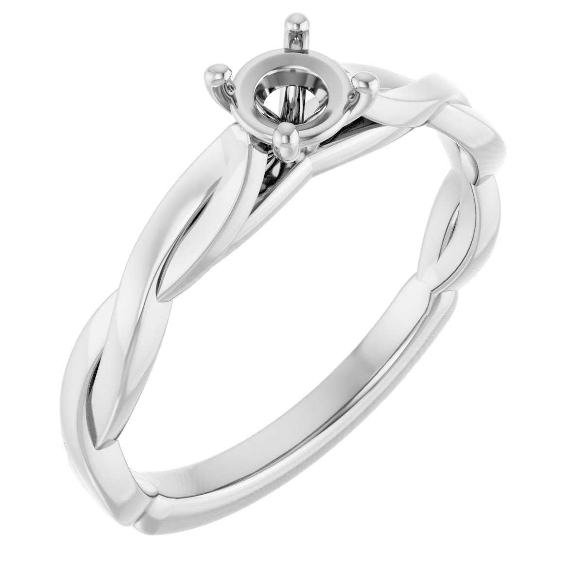 Infinity-Inspired Engagement Ring
