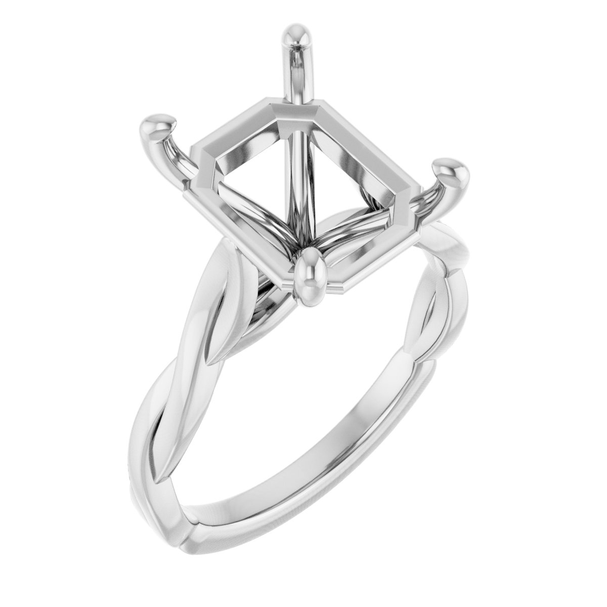 Infinity-Inspired Engagement Ring