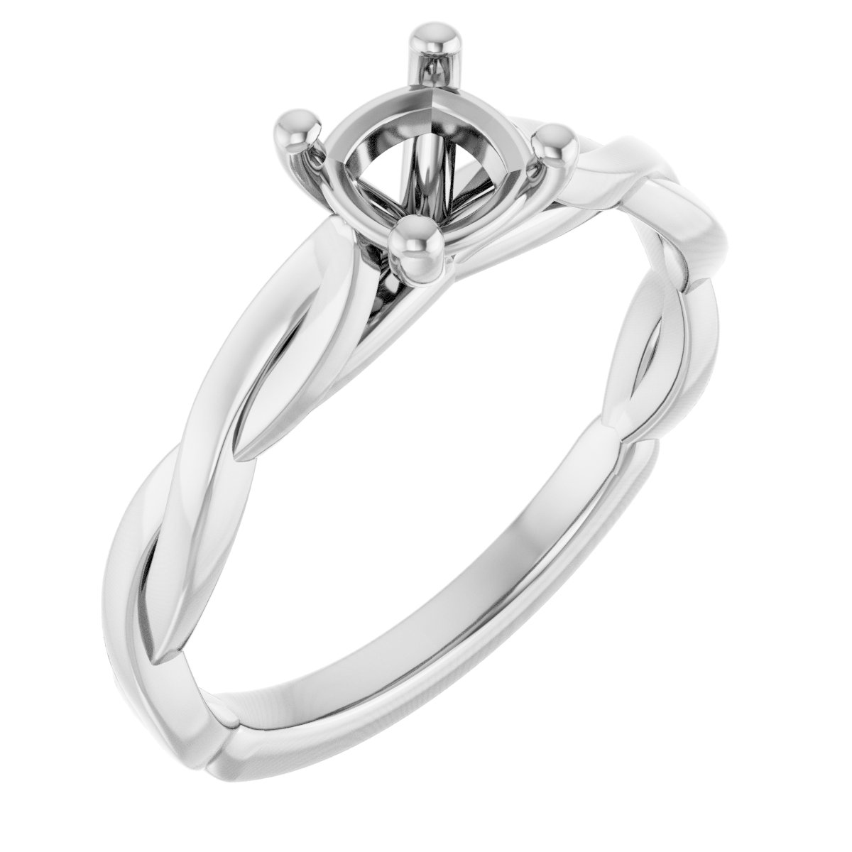 Infinity-Inspired Engagement Ring