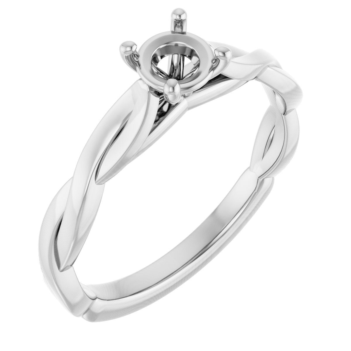 Infinity-Inspired Engagement Ring