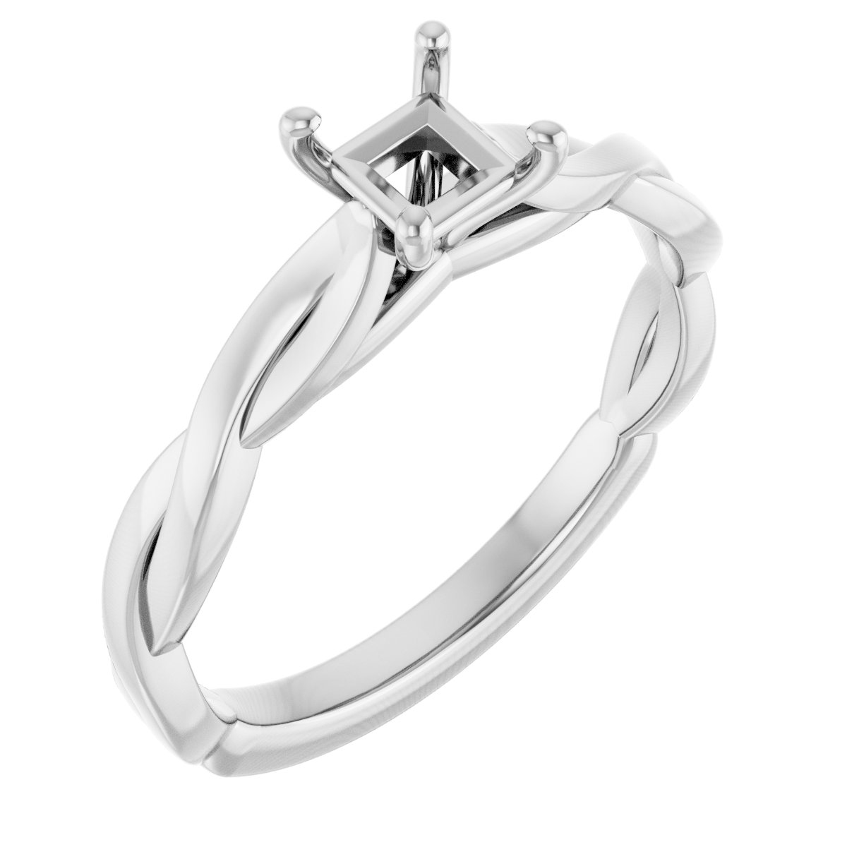 Infinity-Inspired Engagement Ring