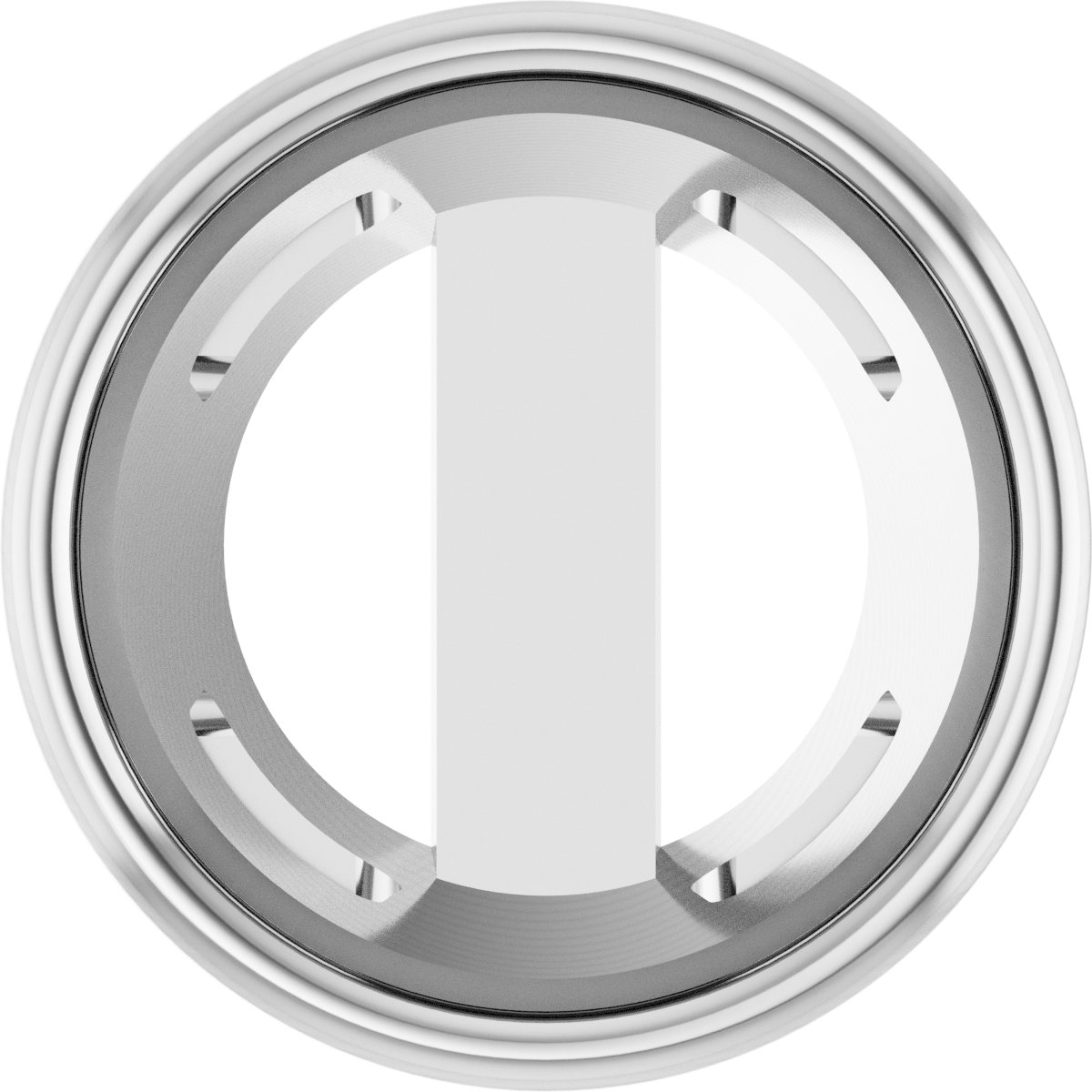 Bezel-Set Lightweight Earring Setting