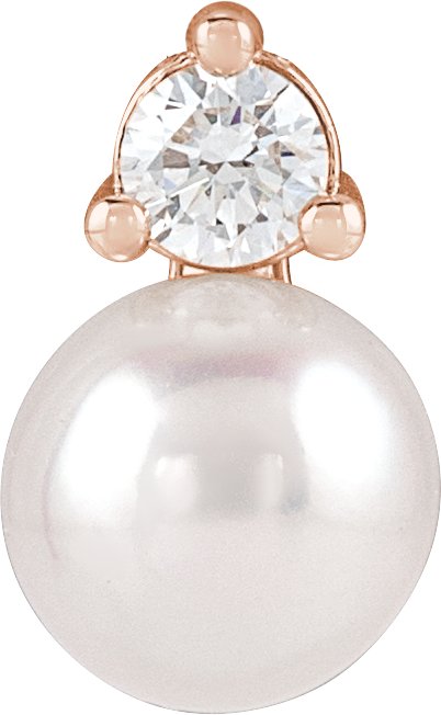 Accented Pearl Necklace or Pendant