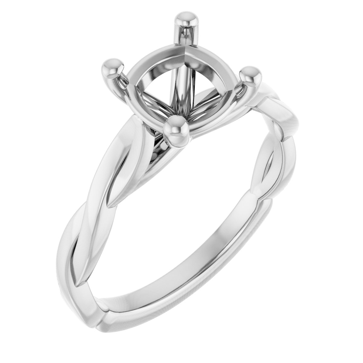 Infinity-Inspired Engagement Ring