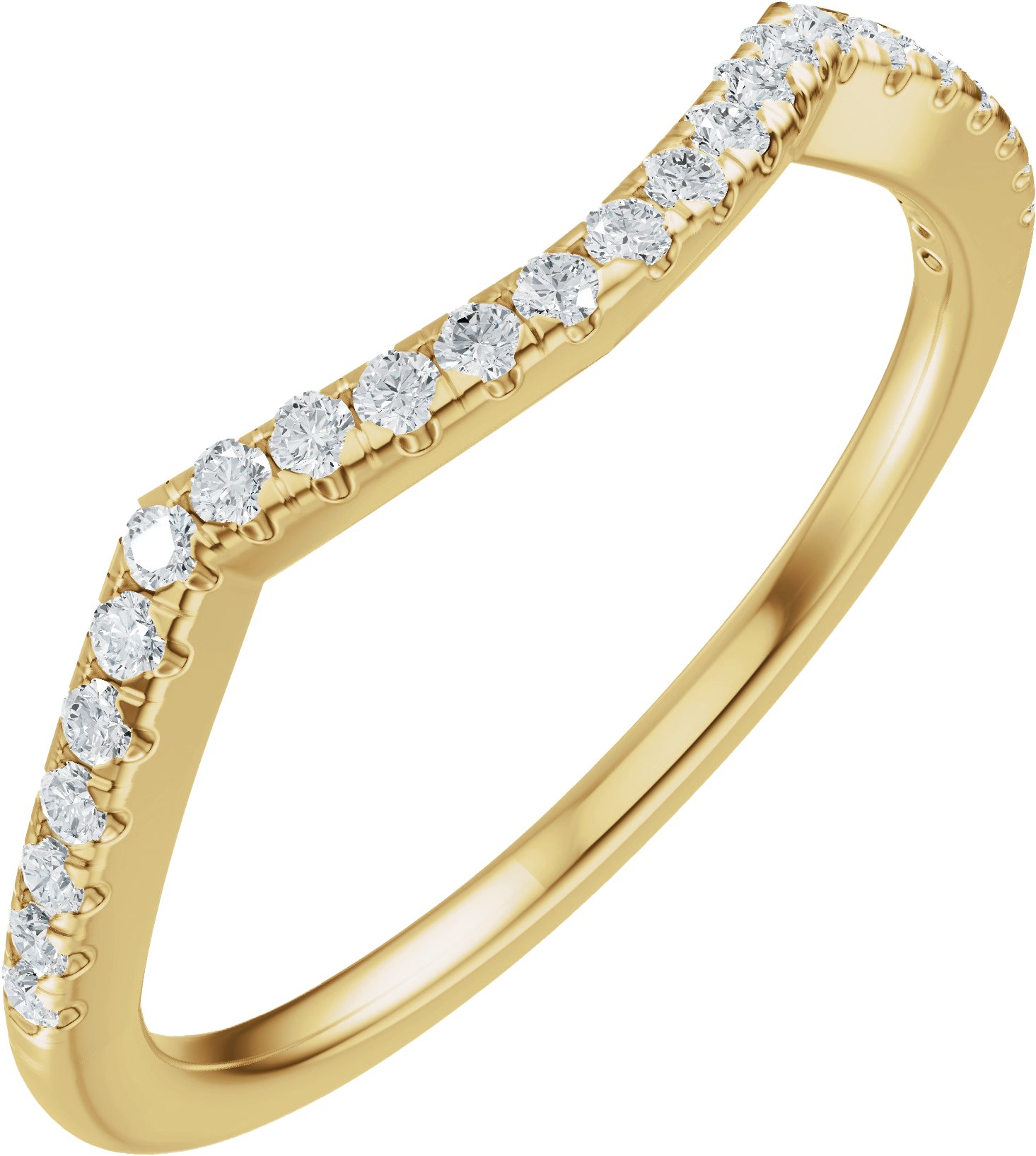 Accented Criss-Cross Engagement Ring or Band