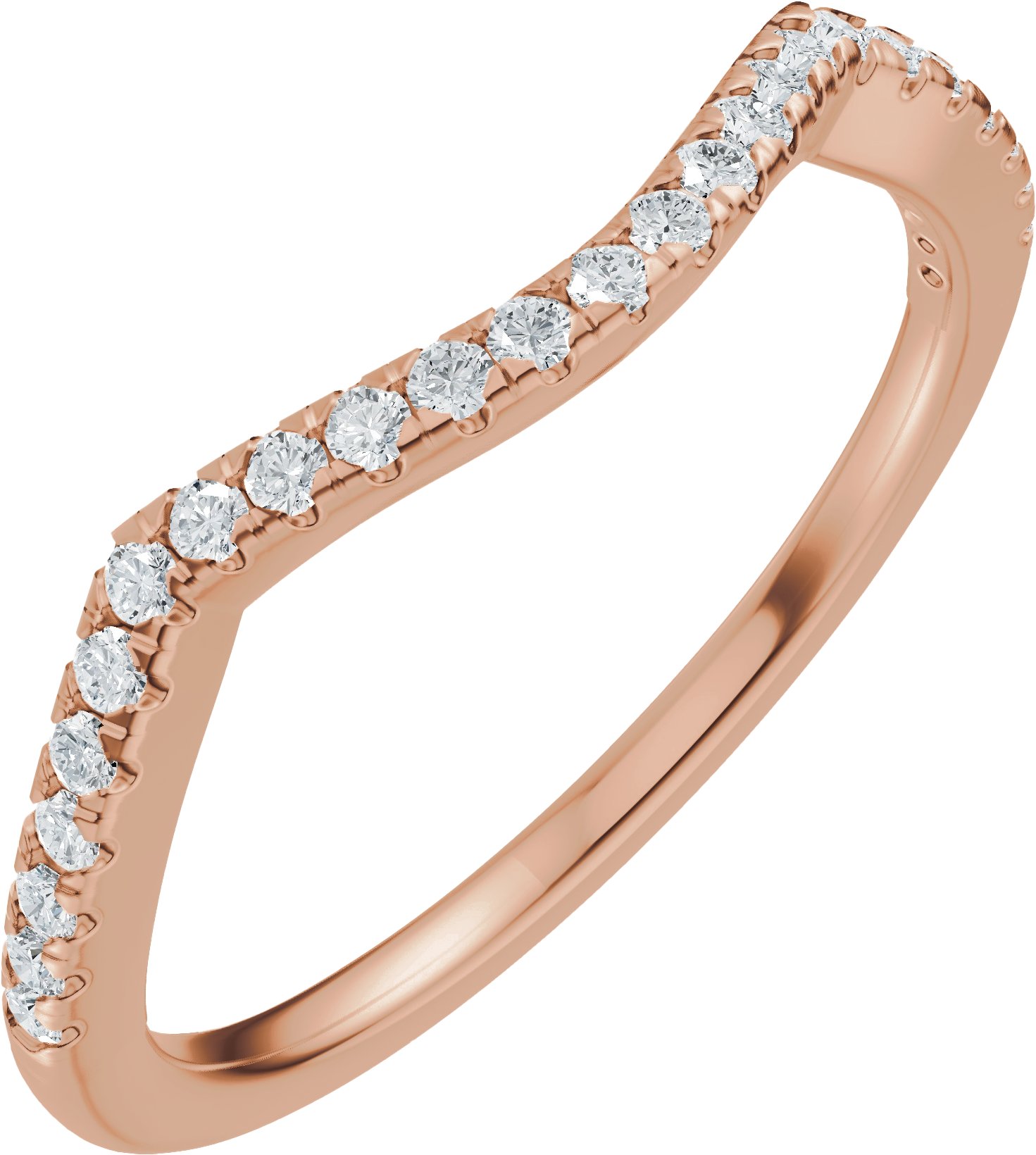 Accented Criss-Cross Engagement Ring or Band