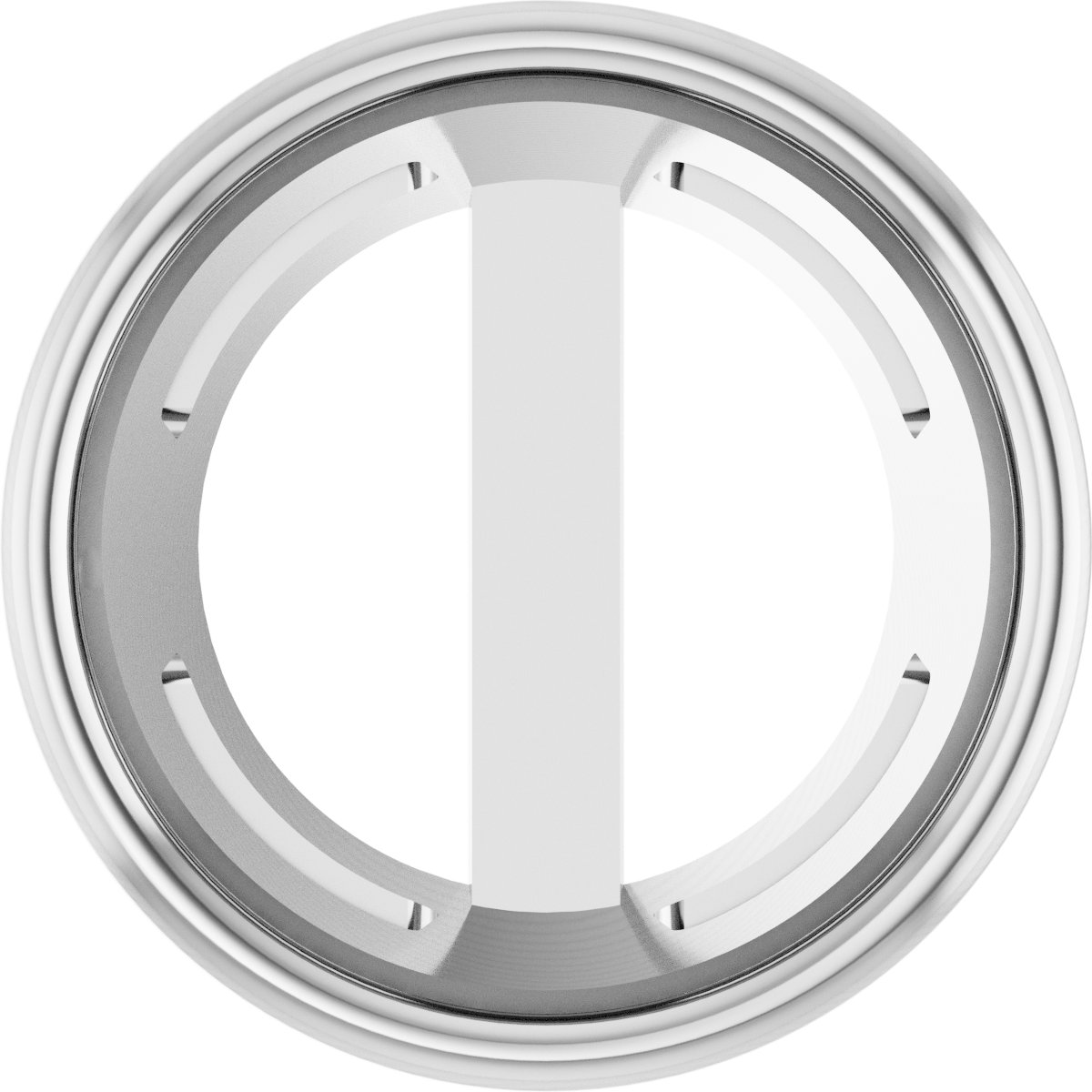 Bezel-Set Lightweight Earring Setting