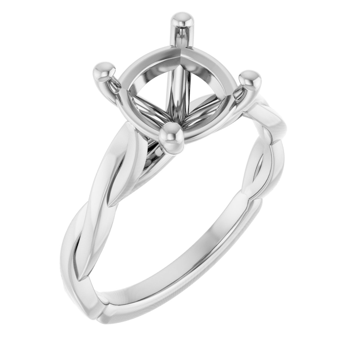 Infinity-Inspired Engagement Ring