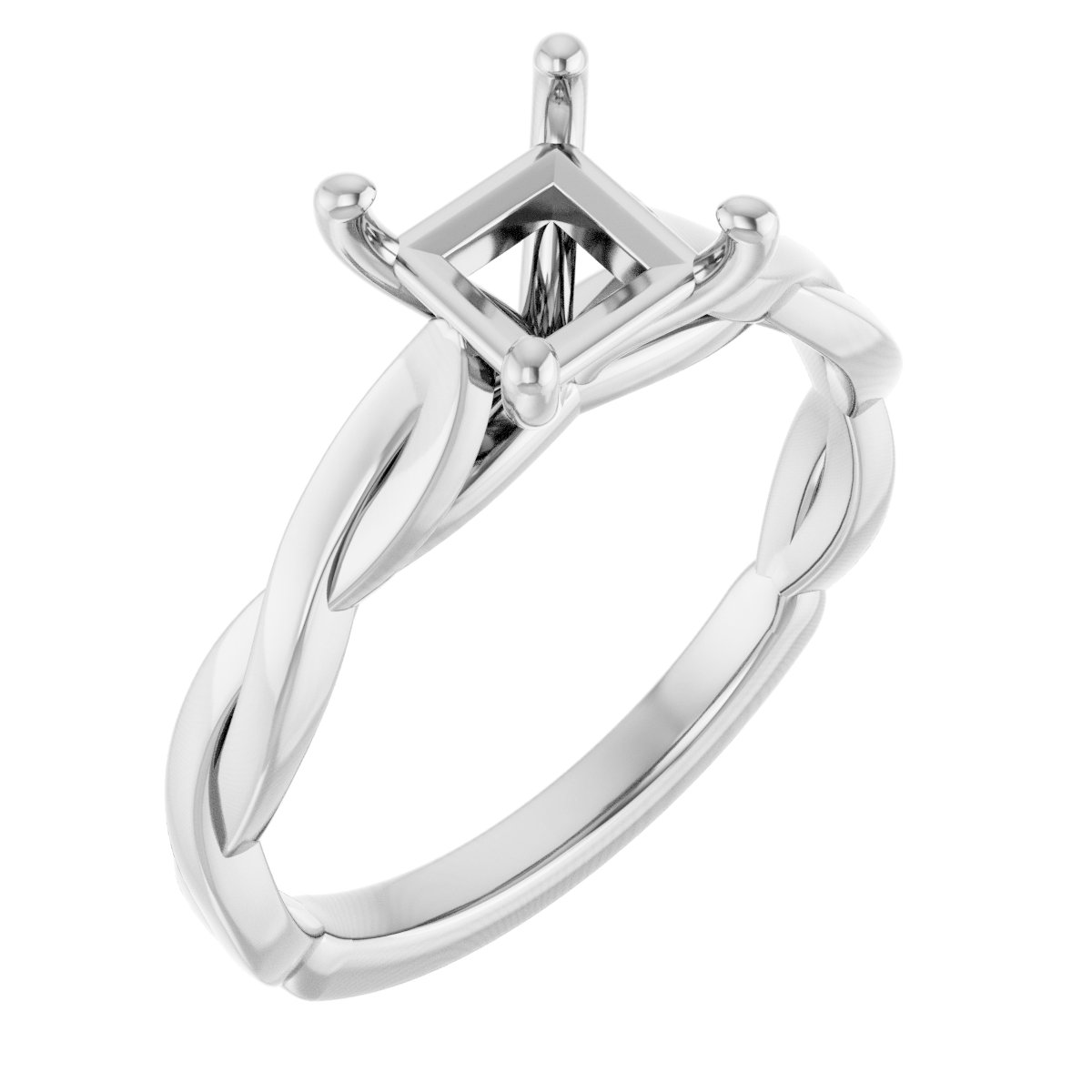 Infinity-Inspired Engagement Ring