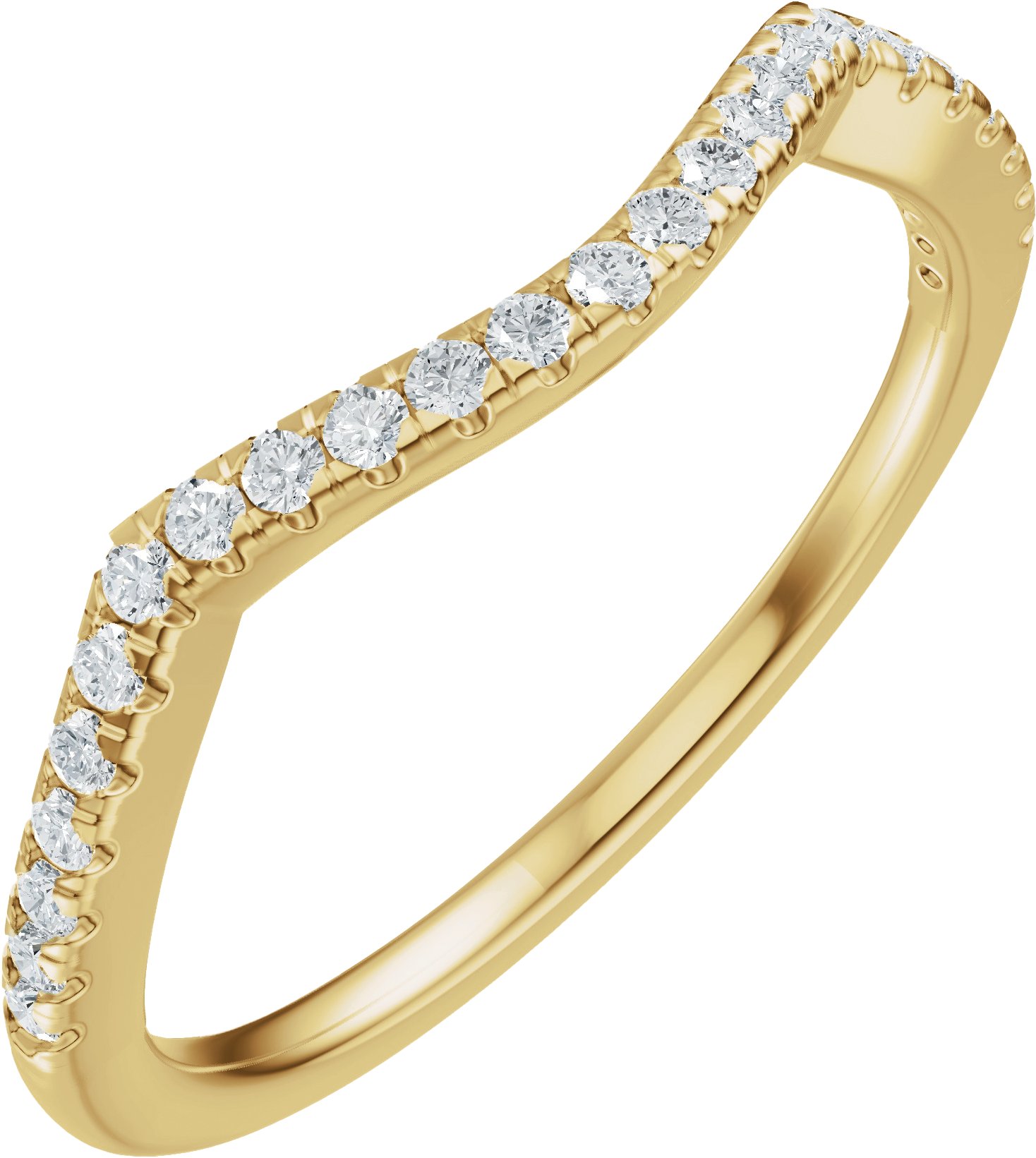 Accented Criss-Cross Engagement Ring or Band